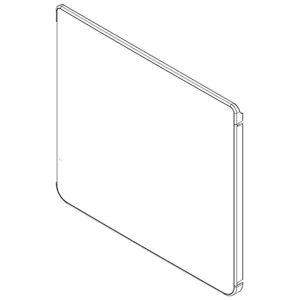 Dryer Door Outer Panel Assembly (White)