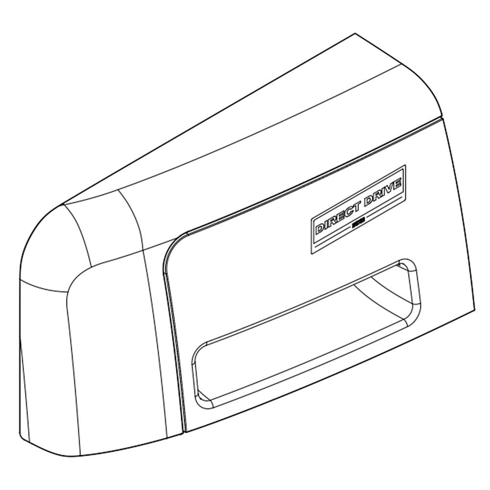 Washer Dispenser Drawer Handle (Chrome Shadow)