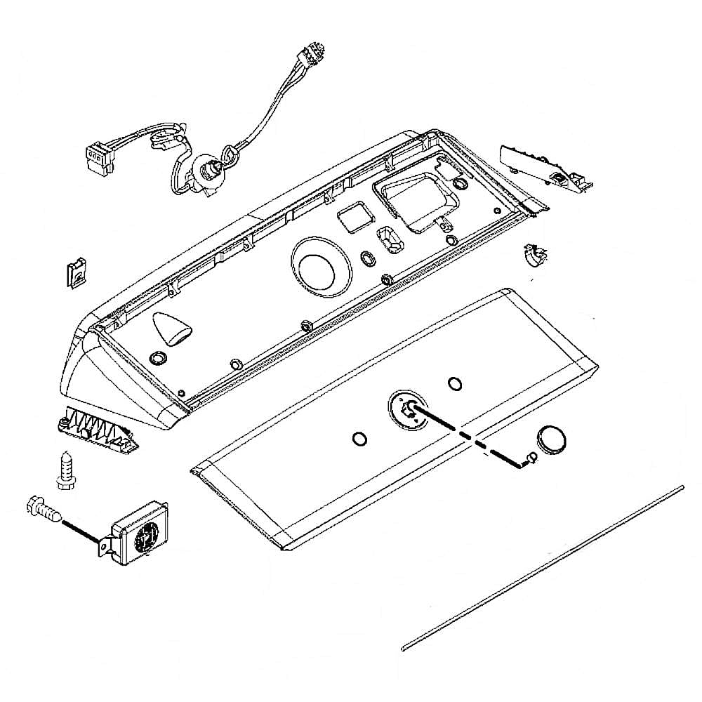 Washer Control Panel Assembly