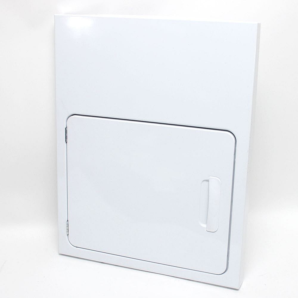 Dryer Front Panel And Door Assembly