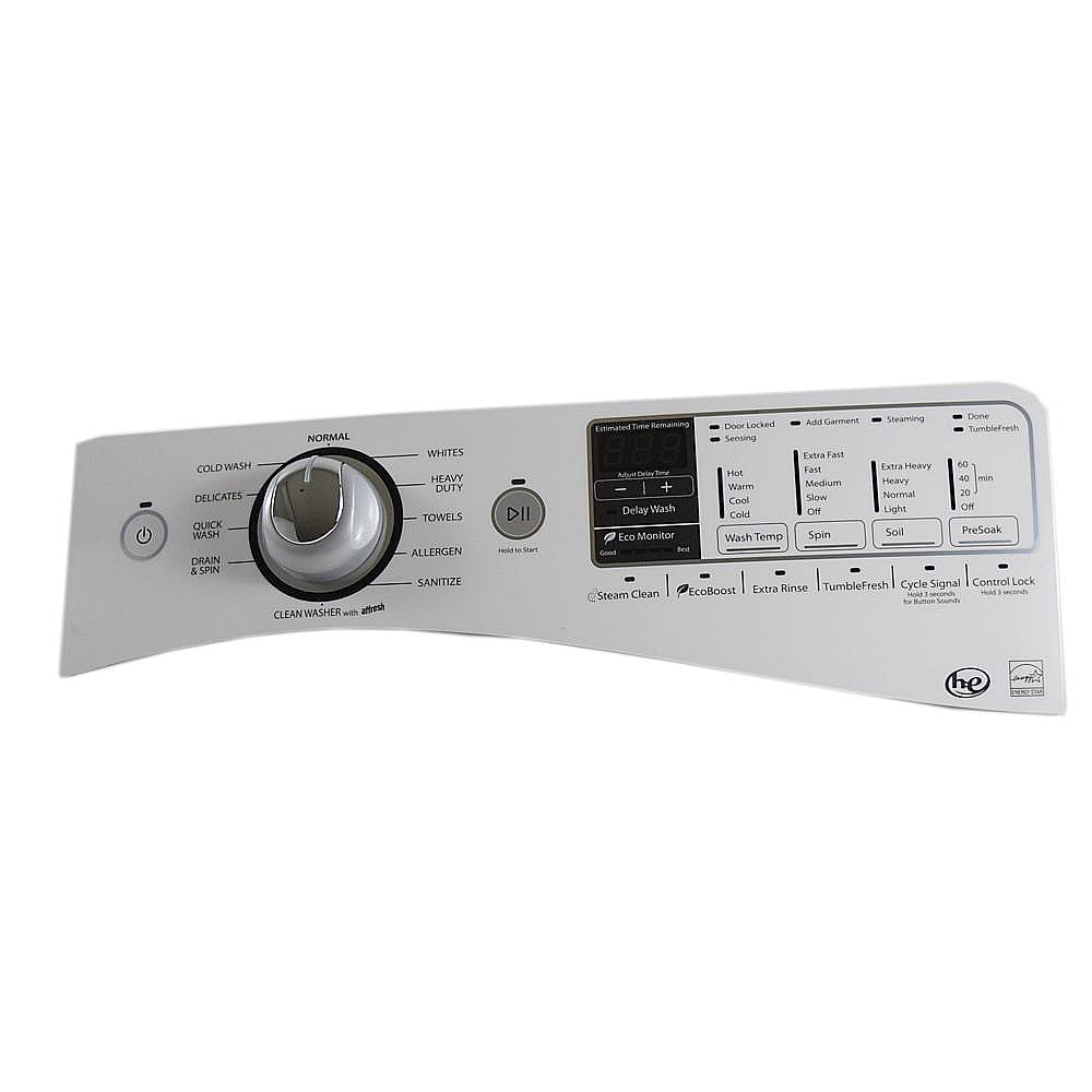 Washer User Interface Assembly (White)