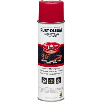 Rust-Oleum 203029V Inverted Marking Spray Paint, Safety Red