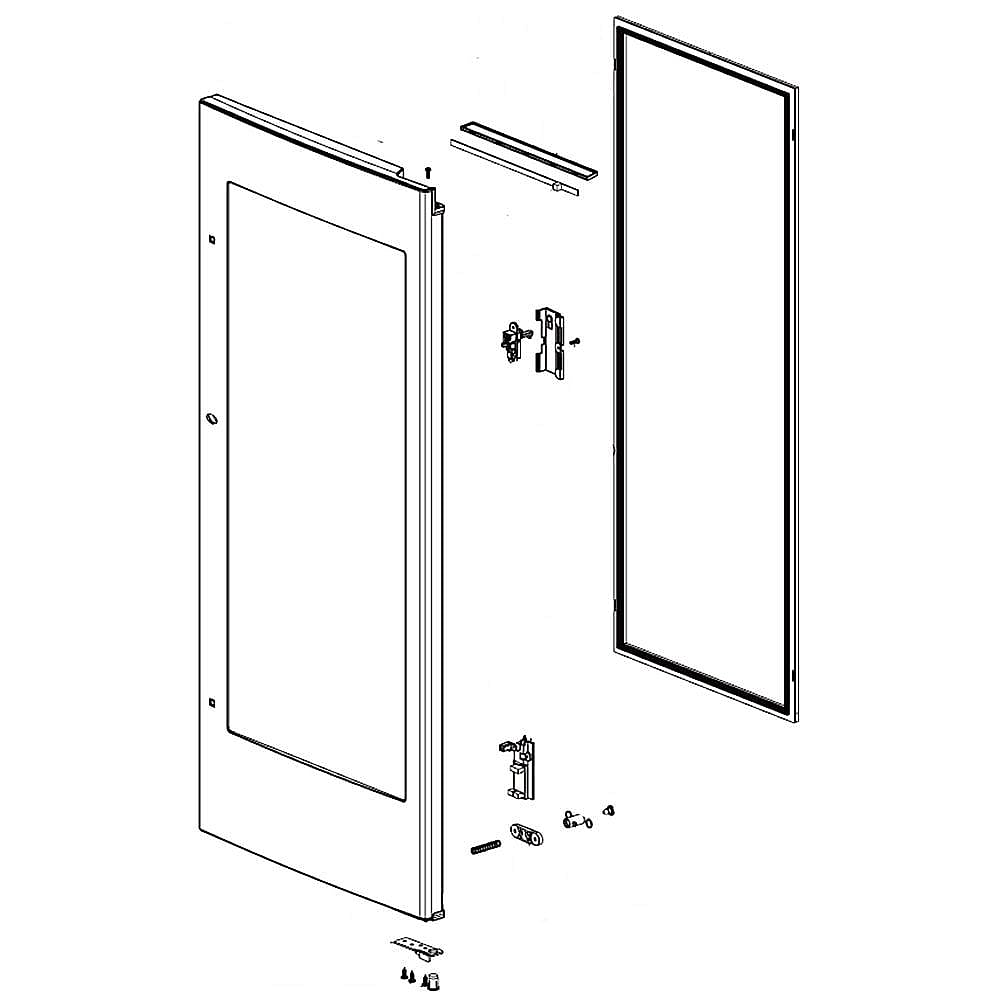 Refrigerator Convenience Door Outer Panel Assembly