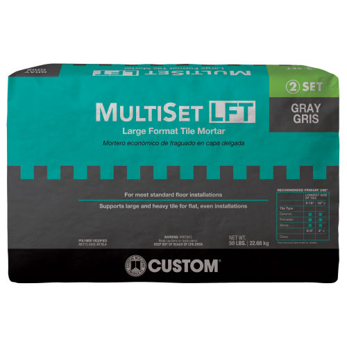 Custom Multi-Set LFT Thin-Set in Gray - 50 lb. Bag