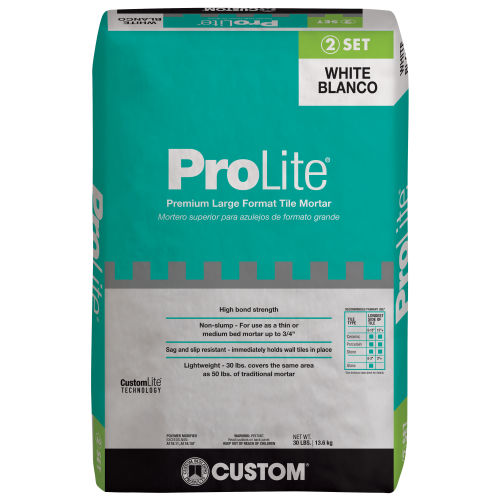 Custom ProLite Thin-Set in White - 30 lb. Bag