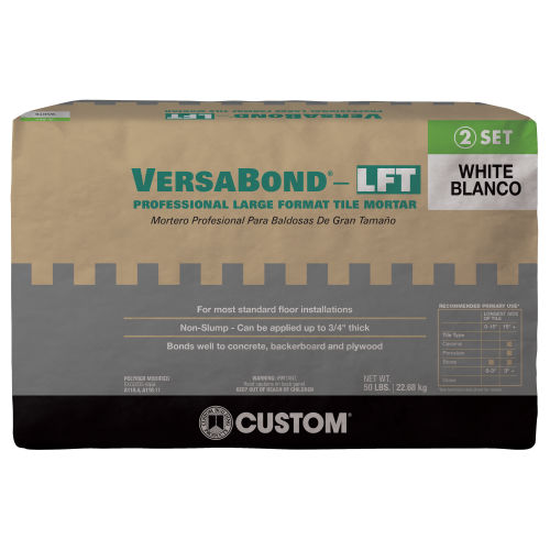 Custom Versabond LFT Thin-Set in White - 50lb. Bag