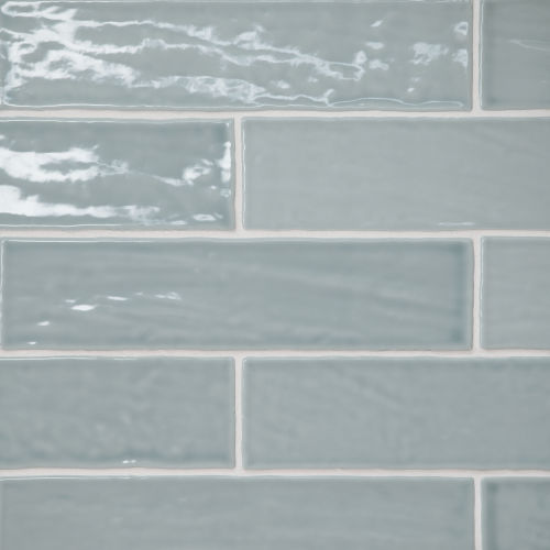 Marin 2.5&quot; x 10&quot; Ceramic Wall Tile in Misty Blue