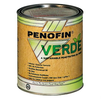 Penofin F0VMBQT Verde Penetrating Oil, Mission Brown ~ Qt