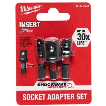 Milwaukee Tool  48-32-5023 3pc Socket Adtr Set