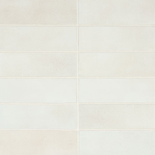 Celine 2&quot; x 6&quot; Matte Porcelain Floor &amp; Wall Tile in White