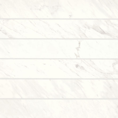 Magnifica 4&quot; x 24&quot; - 8mm Polished Porcelain Tile in Luxe White