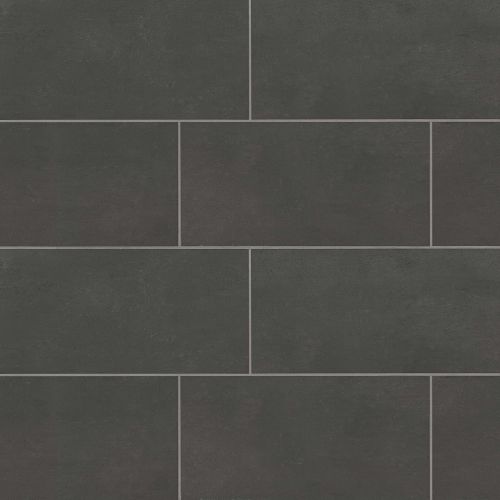 Simply Modern 12&quot; x 24&quot; Floor &amp; Wall Tile in Black