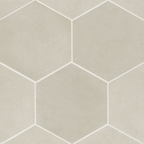 Makoto 10&quot; x 11.5&quot; Hexagon Matte Porcelain Tile in Kumo Grey