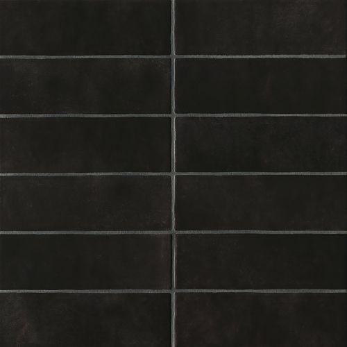 Cloe 2.5&quot; x 8&quot; Ceramic Tile in Black