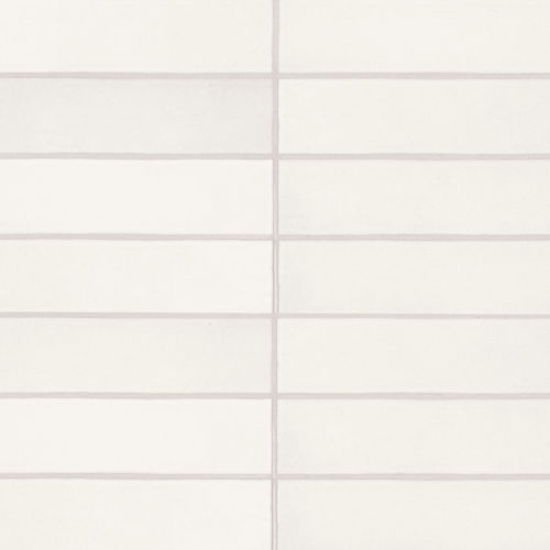 Makoto 2.5&quot; x 10&quot; Matte Ceramic Wall Tile in Shoji White