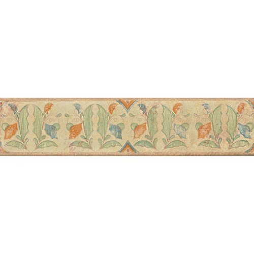 Cotto Nature 3&quot; x 14&quot; Trim in Decos- Hand Painted