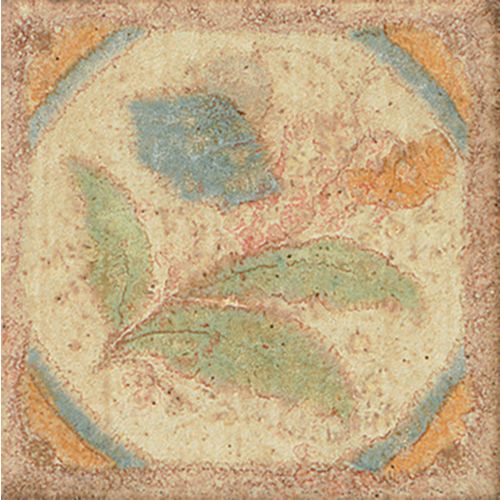 Cotto Nature 3&quot; x 3&quot; Trim in Decos- Hand Painted