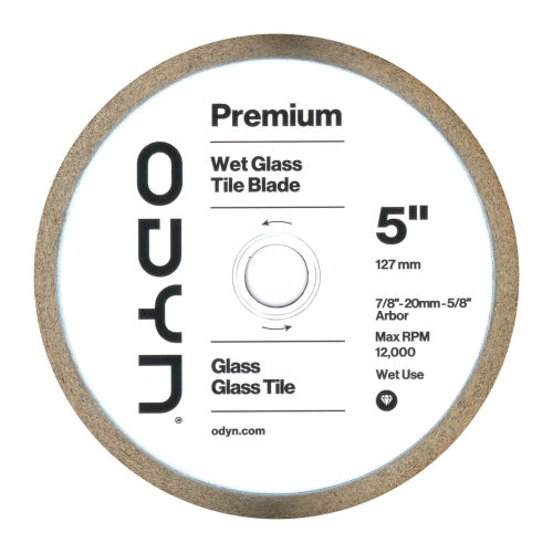 Odyn 5 in. Premium Wet Glass Tile Blade