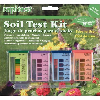 LusteLeaf Inc 1601 Soil Test Kit, 40 Tests
