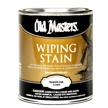 Old Masters 12201 Wiping Wood Stain, Spanish Oak - One Gallon