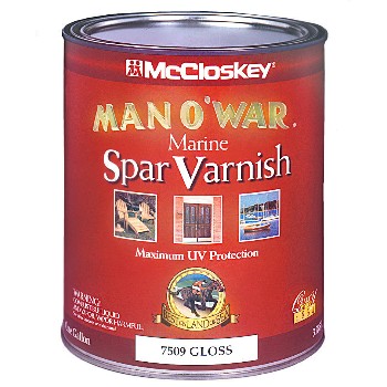 McCloskey/Valspar 80-0007509-05 Spar Varnish, Gloss ~ Quart